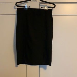 Black pencil skirt